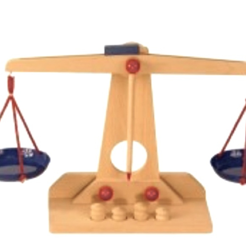 Vintage European Toy Scale - Heirloom Quality; Never Used; Grocery Store Play